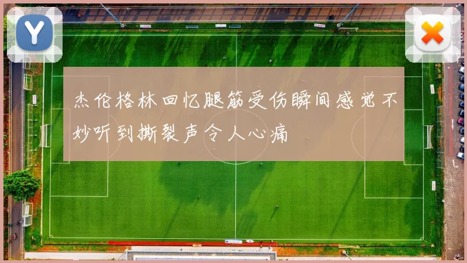 杰伦格林回忆腿筋受伤瞬间感觉不妙听到撕裂声令人心痛